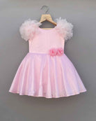 Girls applique party frock