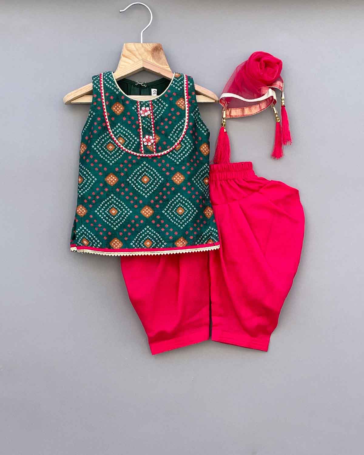 Girls top with patiala